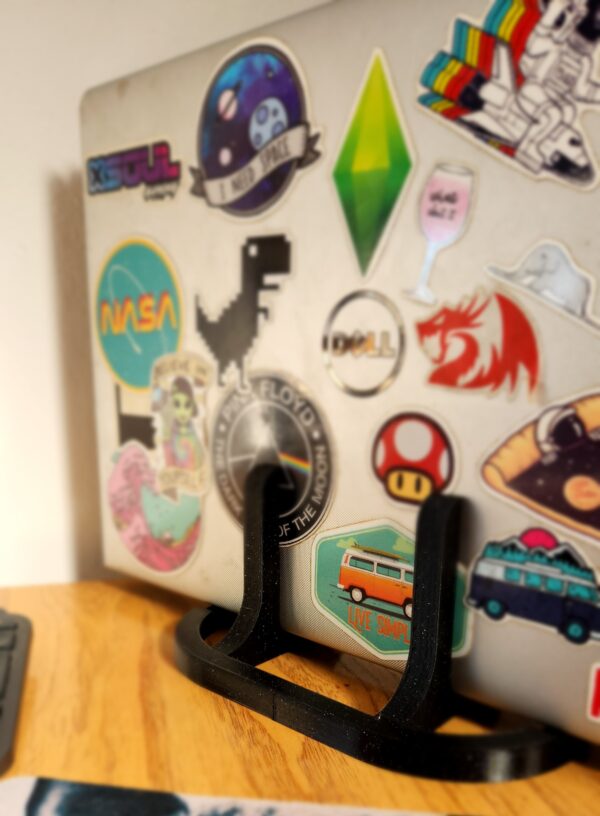 Soporte vertical para Notebooks Negro Glitter